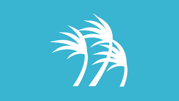 Icon with trees in the wind